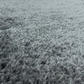 Kusový koberec Fluffy Shaggy 3500 light grey kruh