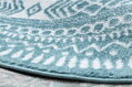 Kusový koberec Napkin blue kruh