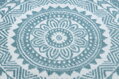 Kusový koberec Napkin blue kruh