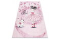 Dětský kusový koberec Bambino 2185 Ballerina pink