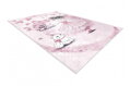 Dětský kusový koberec Bambino 2185 Ballerina pink