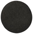 Kusový koberec Twin-Wendeteppiche 103096 black cream kruh – na ven i na doma