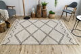 Kusový koberec Berber Asila B5970 cream and brown