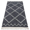 Kusový koberec Berber Asila B5970 grey and white