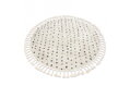 Kusový koberec Berber Syla B752 dots cream kruh
