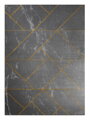Kusový koberec Emerald geometric 1012 grey and gold