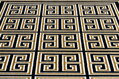Kusový koberec Gloss 6776 86 greek black/gold