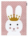 Dětský kusový koberec Petit Bunny pink