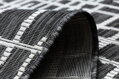 Kusový koberec Sion Sisal Trellis 22144 black/ecru – na ven i na doma