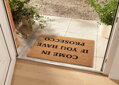 Rohožka Come in if you have prosecco 105660 - na ven i na doma