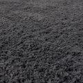 Kusový koberec Shaggy Teddy Charcoal kruh