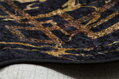 Kusový koberec Miro 51333.801 Marble black / gold