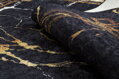 Kusový koberec Miro 51333.801 Marble black / gold