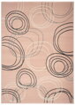 Kusový koberec Circles powder pink