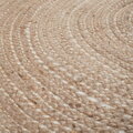 Kusový koberec Capri Jute Natural kruh