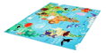 Dětský kusový koberec Torino kids 233 WORLD MAP