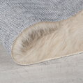 Kusový koberec Waffle Faux Fur Ivory