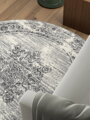 Kusový koberec Gloria Lydia Creme Grey kruh
