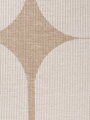 Kusový koberec Duet Bowen Beige/White kruh - na ven i na doma