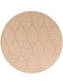 Kusový koberec Duet Liora Beige/White kruh - na ven i na doma