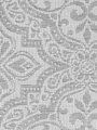 Kusový koberec Duet Rosel White/Gray kruh - na ven i na doma