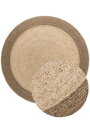 Kusový koberec Jutta Natur Ivory/Grey/Beige kruh