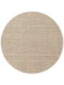 Kusový koberec Jaipur Ivory/White kruh