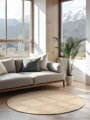 Kusový koberec Jaipur Ivory/White kruh