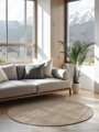 Kusový koberec Jaipur Grey/Brown kruh