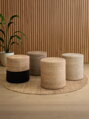 Sedací vak JUTTA POUF 106235 Beige/Grey