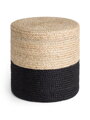 Sedací vak JUTTA POUF 106237 Beige/Black