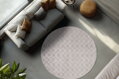 Kusový koberec Diamond Cut 800 Grey kruh