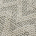 Kusový ručně tkaný koberec Woolen 5 White