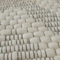 Kusový ručně tkaný koberec Woolen 5 White