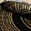 Kusový koberec Allure 1968 black/gold kruh