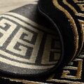 Kusový koberec Allure 1968 black/gold kruh
