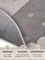 Dětský koberec Adventures 105969 Cream Grey kruh
