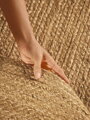 Kusový koberec Jute Braided 106005 Gold ovál