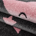 Dětský kusový koberec Kids 610 pink kruh