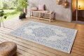 Kusový koberec Beach 103853 Cream/Blue – na ven i na doma