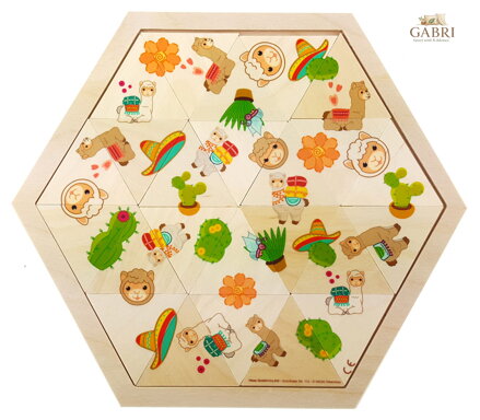 Hess Puzzle mozaika Lama 24 dílků