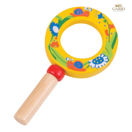 Bigjigs Toys minilupa 1ks  žlutá