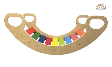 2Kids Toys Montessori duhová houpačka velká