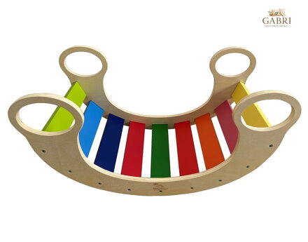 2Kids Toys Montessori duhová houpačka