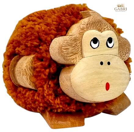 2Kids Toys Dřevěná figurka XL pompon Opice