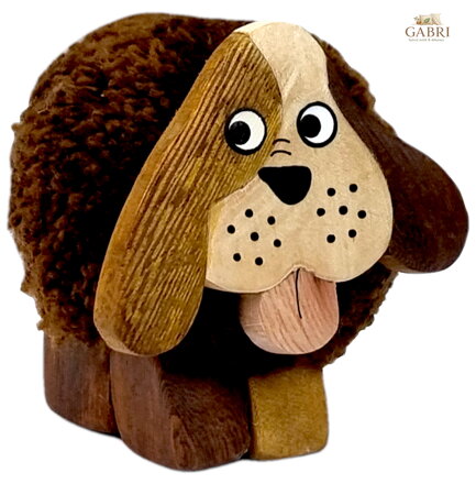 2Kids Toys Dřevěná figurka XL pompon Pes