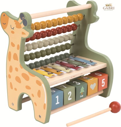 2Kids Toys Multifunkční počítadlo Žirafa - poškozený obal