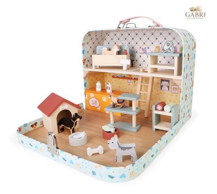 2Kids Toys Domeček pro mazlíčky v kufříku