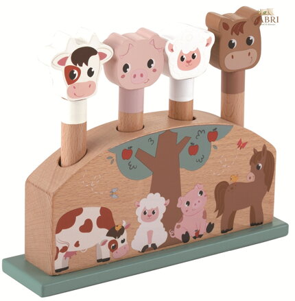 2Kids Toys Vystřelovací zvířátka Farma - poškozený obal