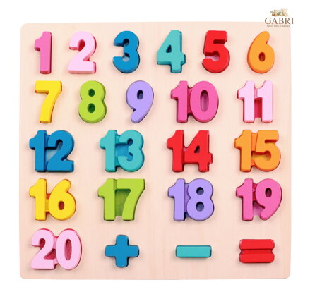 2Kids Toys Vkládací puzzle Matematika Velká násobilka